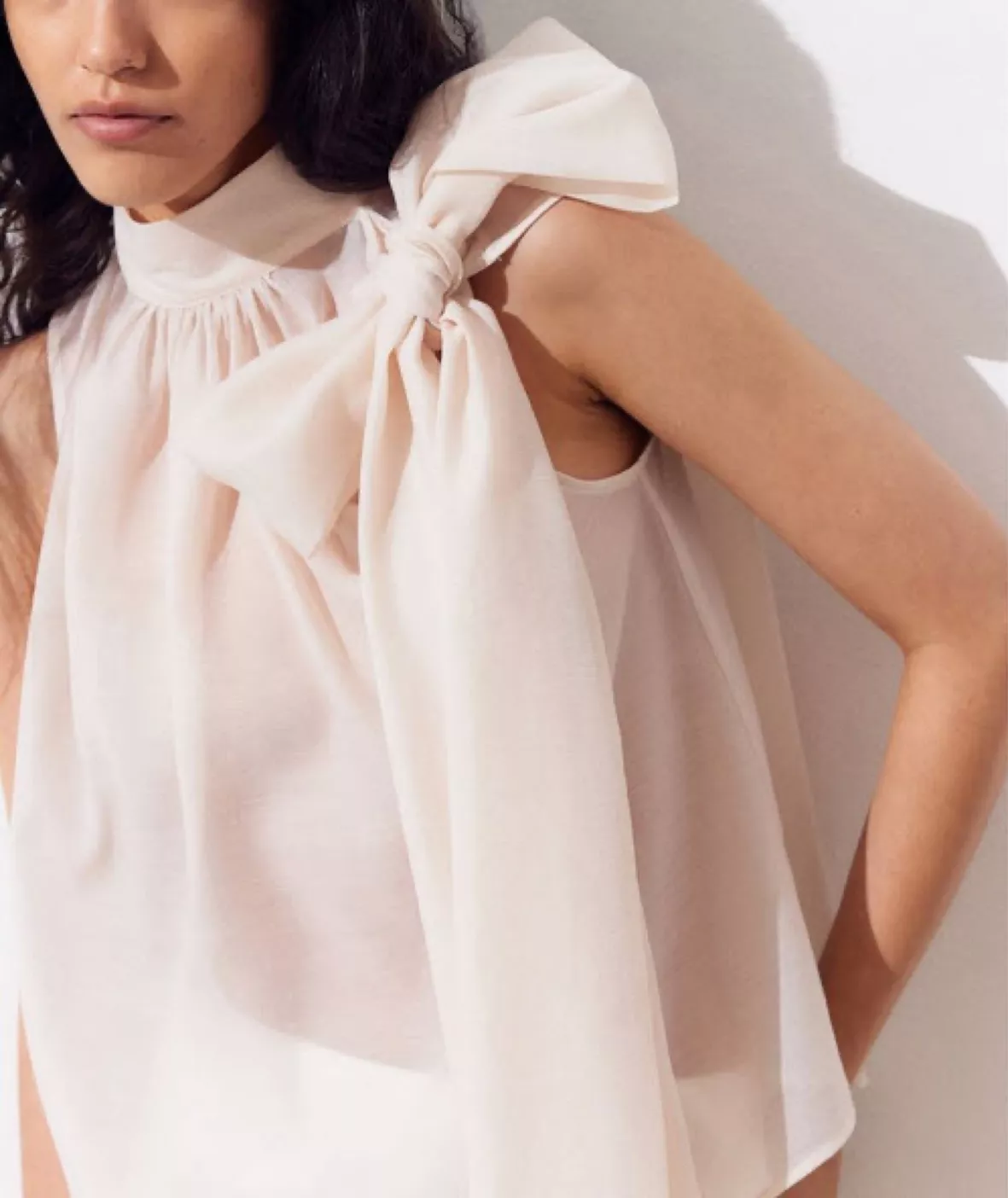 Bow-detail Organza Blouse curated on LTK