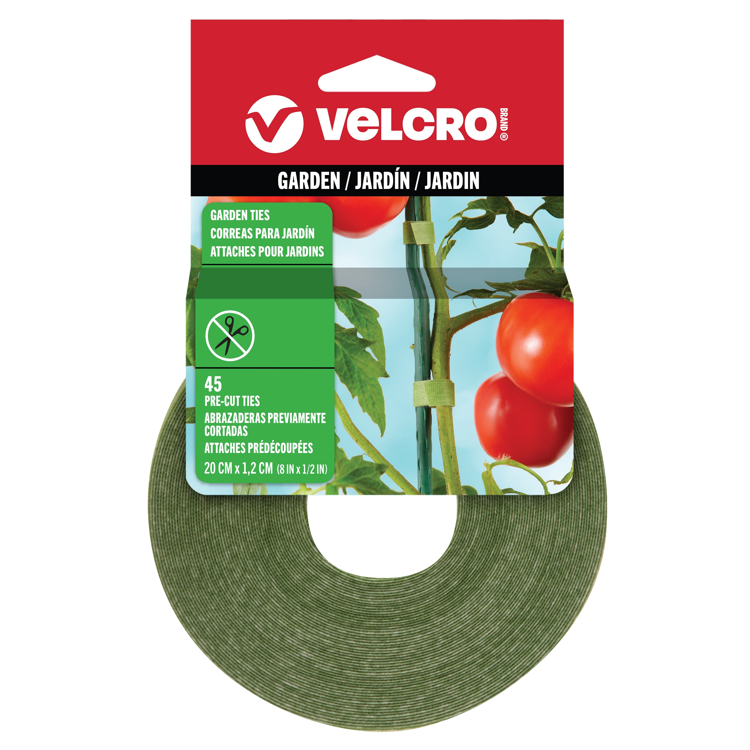 VELCRO Brand 35 -Pack 8-in Plant ties in Green | VEL-30088-AMS | Lowe's