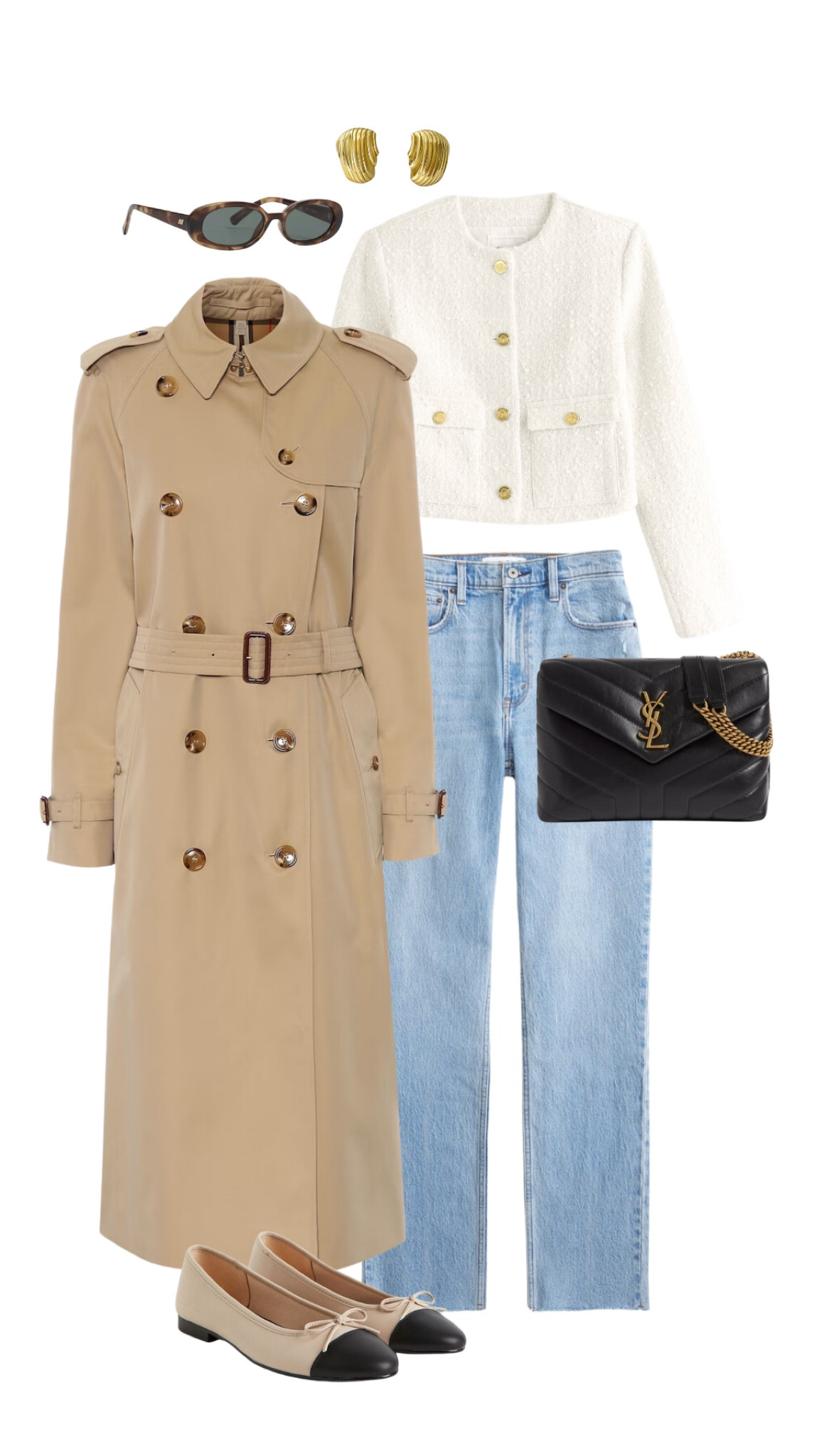 Transitional trench outfit 🤍

*Exact trench is Westminster

Armani Beauty Lip Power 111 
YSL Beauty Candy Glaze 15 

#LTKstyletip #LTKworkwear #LTKshoecrush