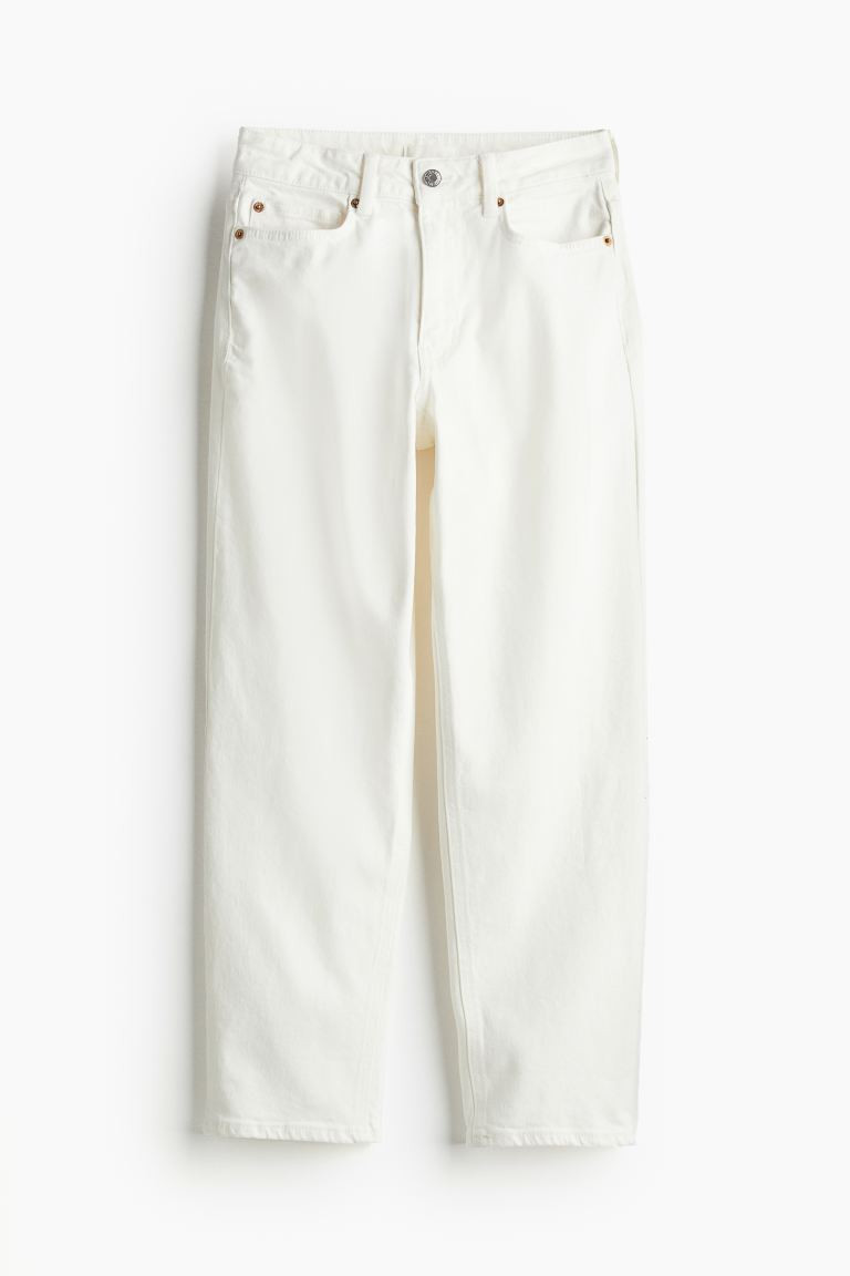 Slim Straight High Ankle Jeans | H&M (US + CA)