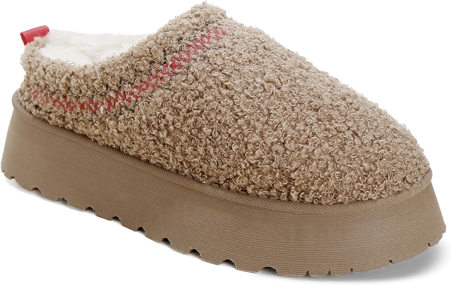 Winter slippers for woman，Classic Warm and Cozy Platform Mini Boots，Low Heel Elasticized Desi... | Amazon (CA)