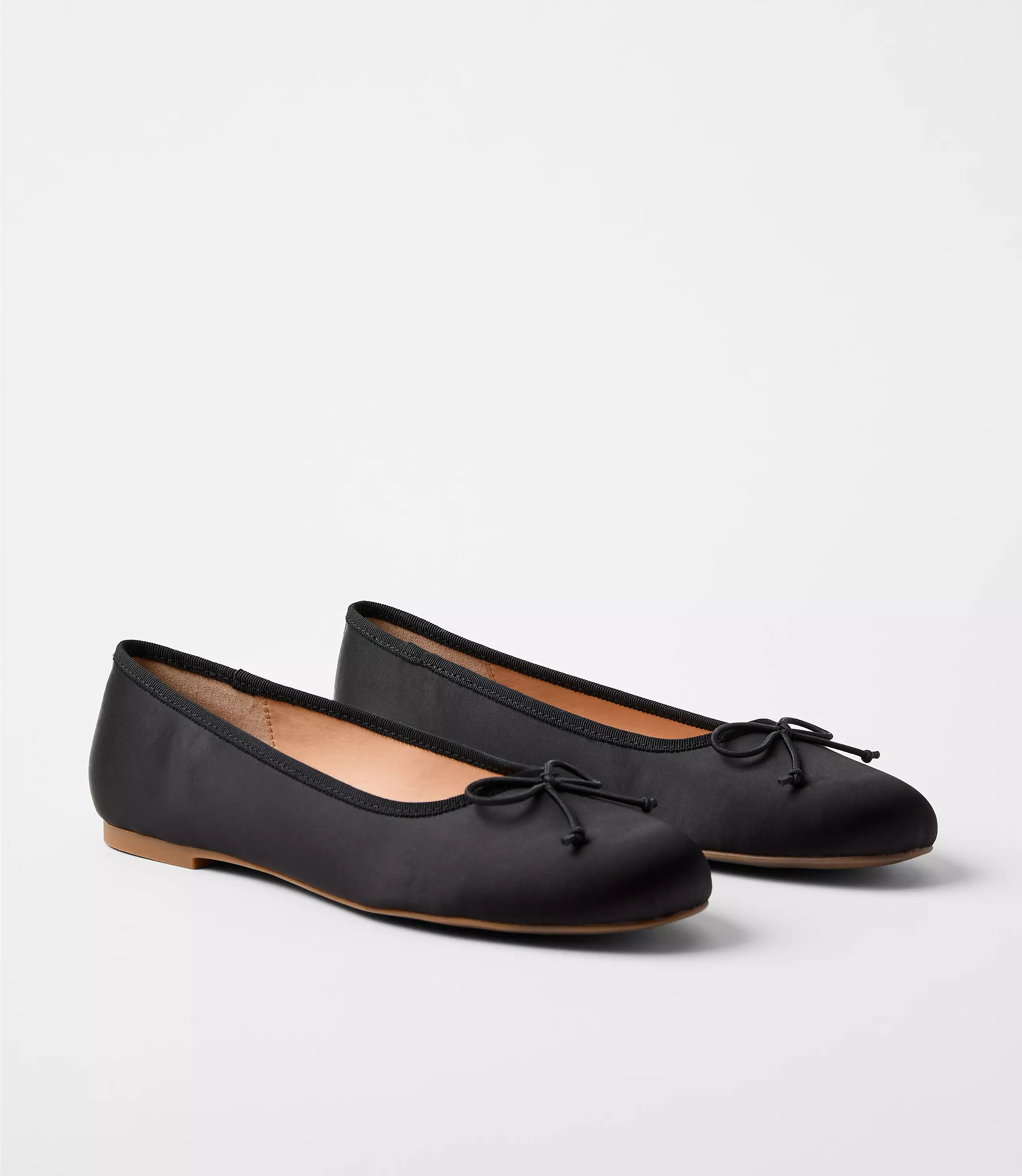 Satin Ballet Flats | LOFT