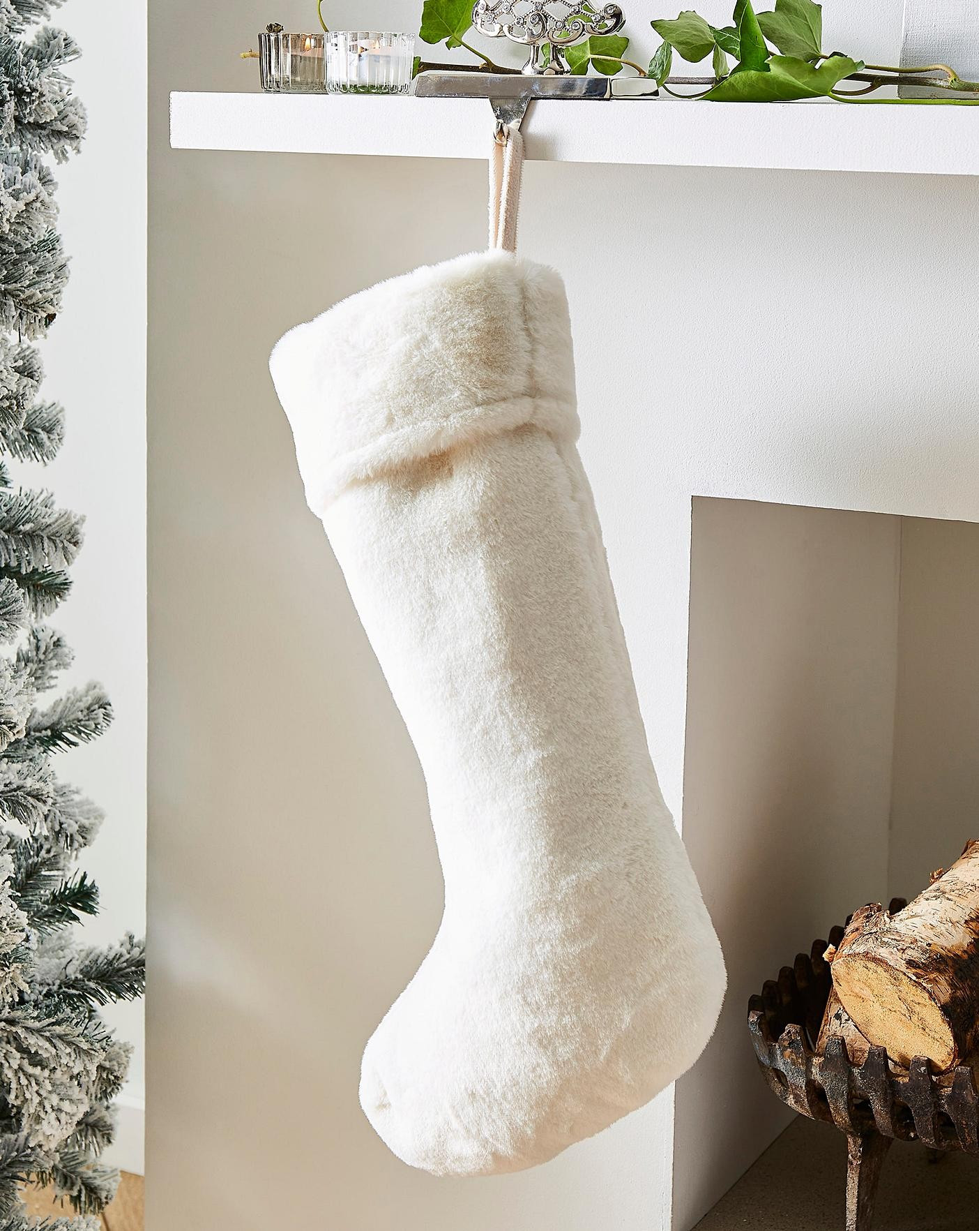 Luxury Faux Fur Christmas Stocking | JD Williams (UK)