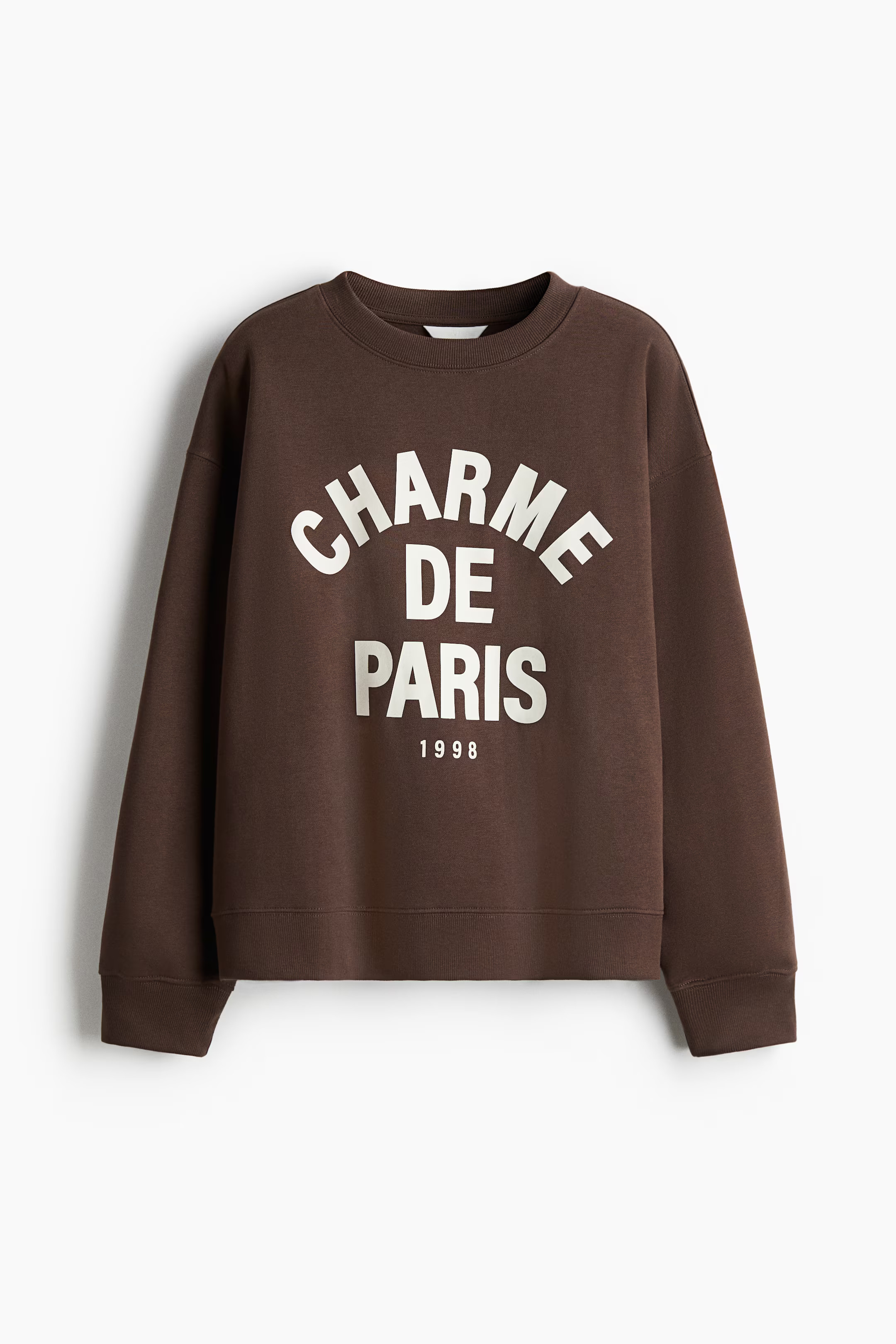 Sweatshirt with Text Motif | H&M (US + CA)