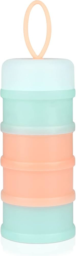 Accmor Baby Milk Powder Formula Dispenser, 4 Layers Baby Formula Dispenser on The Go, Stackable F... | Amazon (US)
