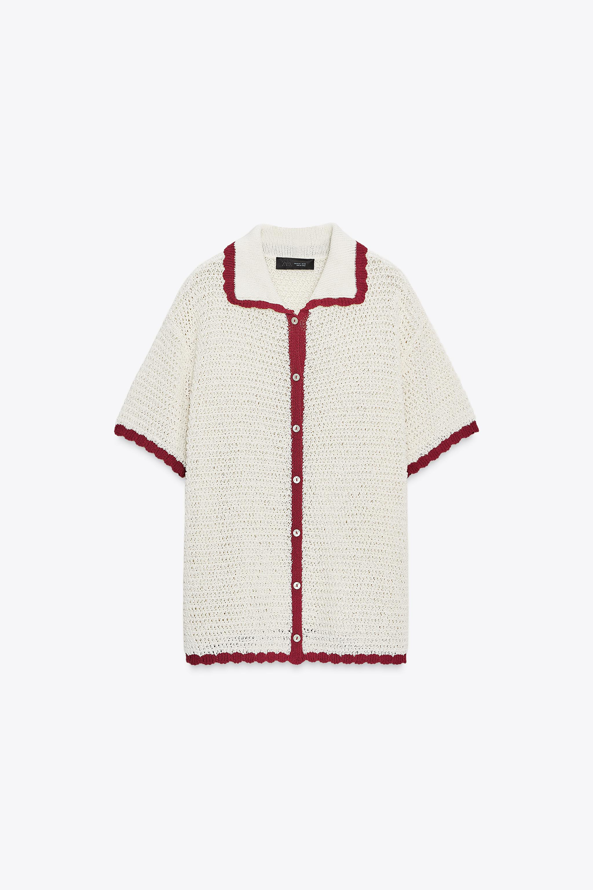 KNITTED POLO JACKET | Zara US