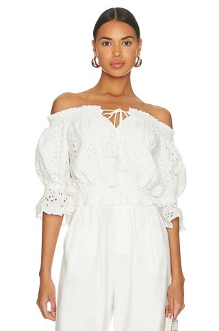 Gaia Off The Shoulder Top
                    
                    Line & Dot | Revolve Clothing (Global)