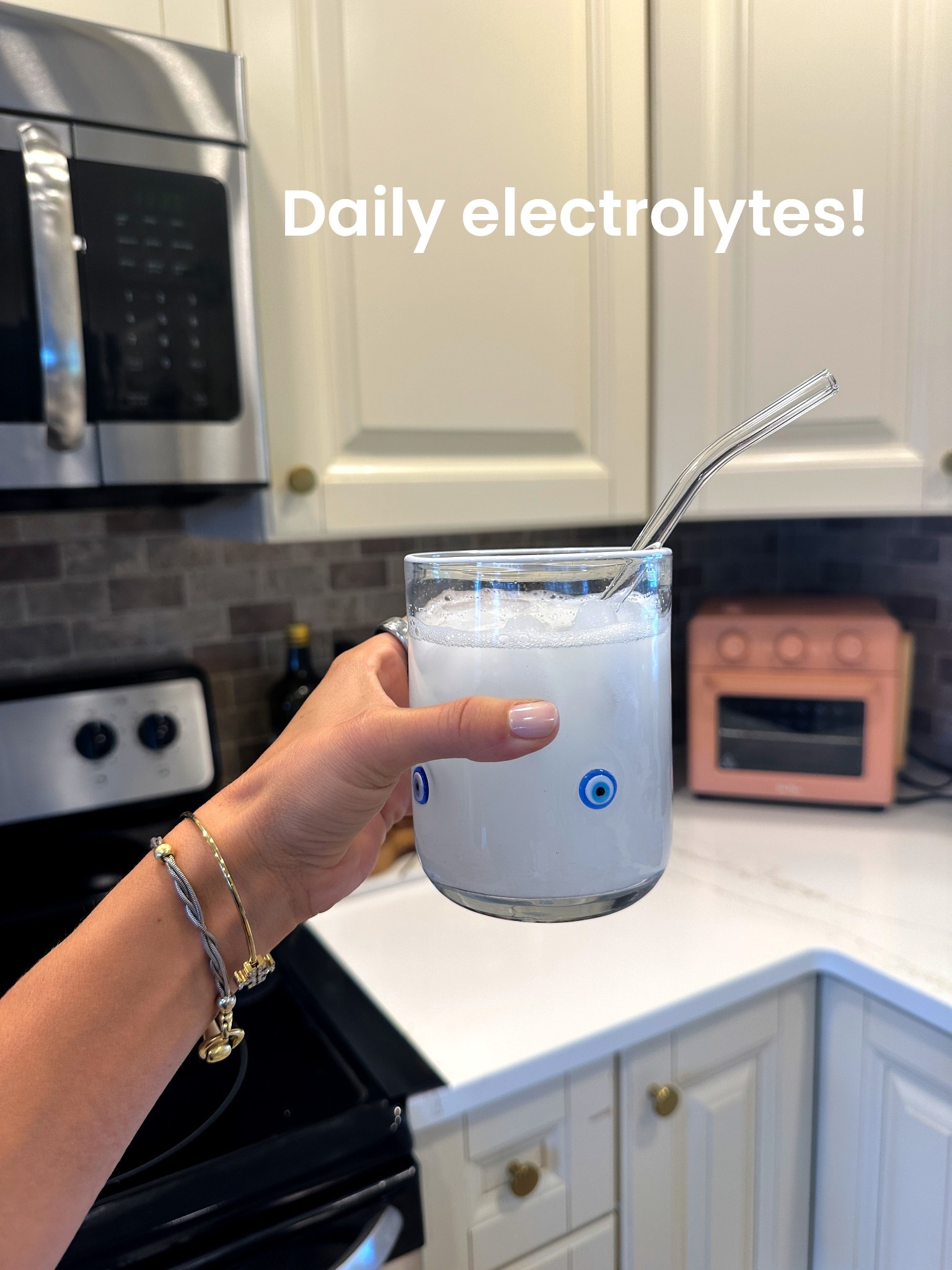 Drinking my daily electrolytes! Has potassium and magnesium in it and I honestly feel like it instantly makes me feel better. Every time I’m low on energy or have a little bit of a dull headache or fatigue I take this and it makes me feel so good.

#LTKFindsUnder50 #LTKFamily #LTKActive