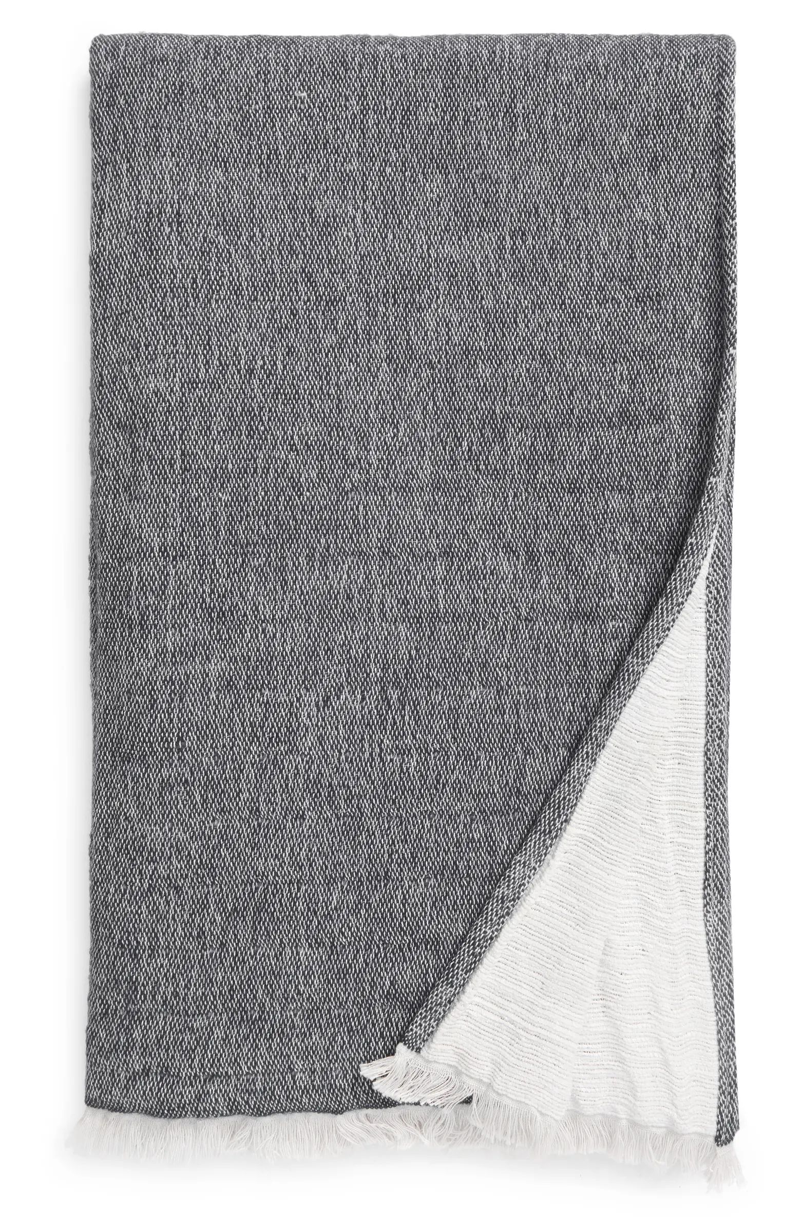 Reversible Texture Weave Throw Blanket | Nordstrom