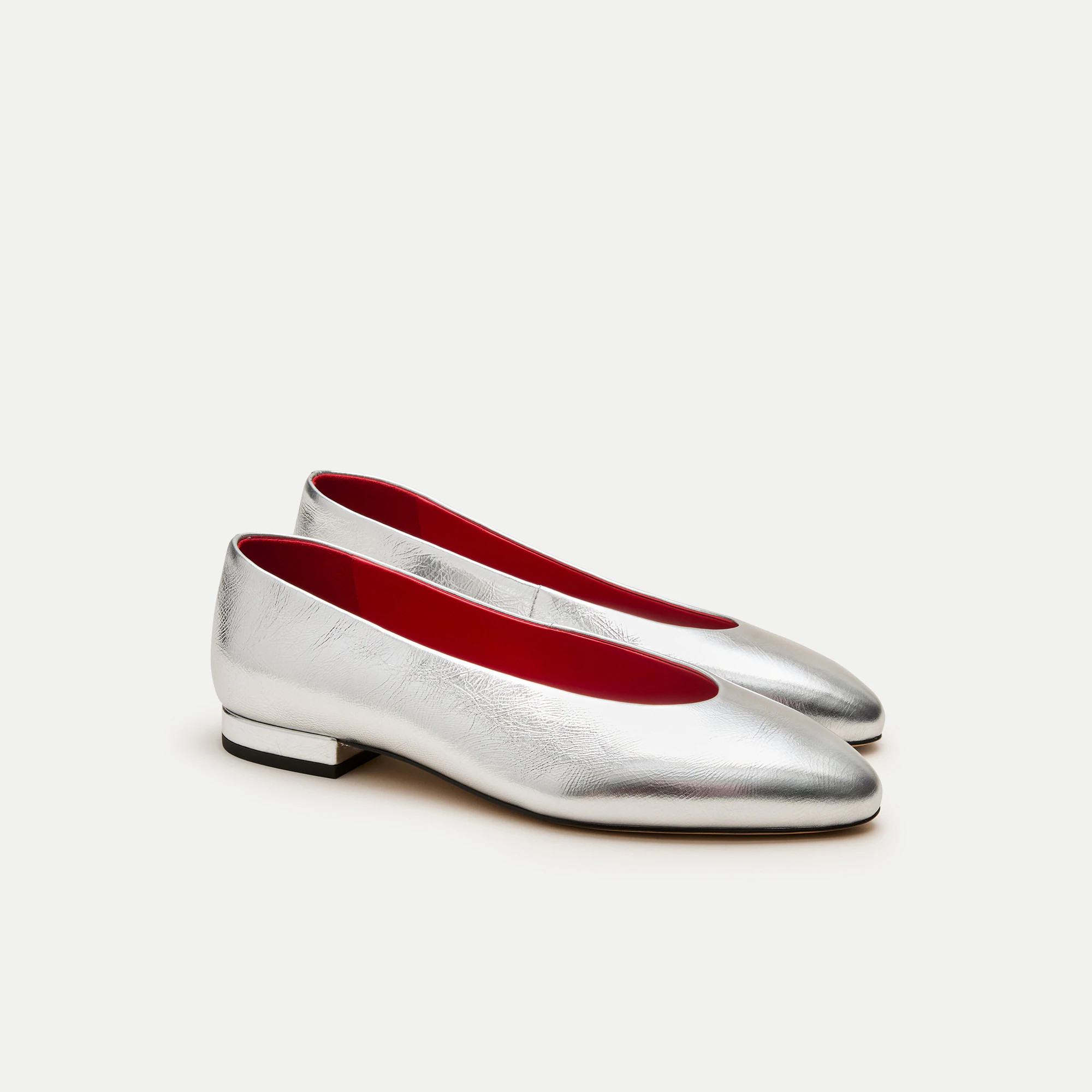 Bea ballet flats in metallic leather | J. Crew US