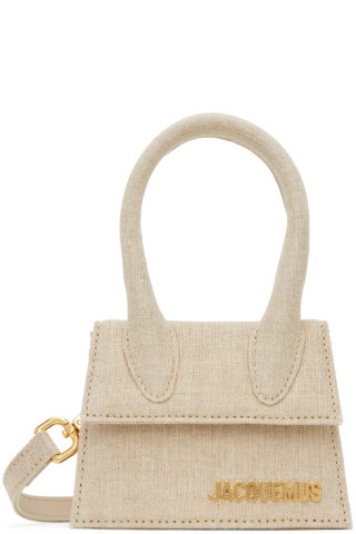 Beige Le Papier 'Le Chiquito' Bag | SSENSE