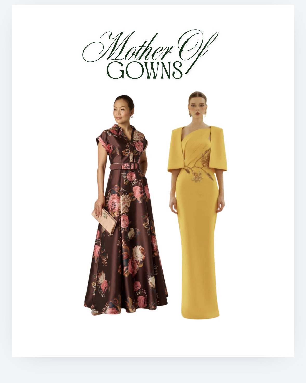 These gowns complement each each other and don’t compete, which is how I love to see mother of the bride and mother of the groom.

#LTKWedding #LTKMidsize #LTKOver40