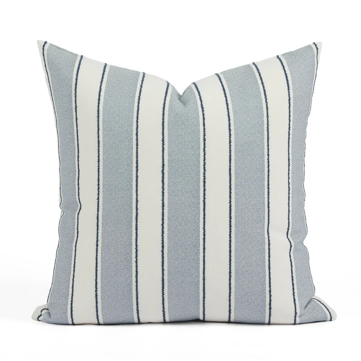 Sentiment 20x20 Outdoor Pillow, Denim | Tonic Living