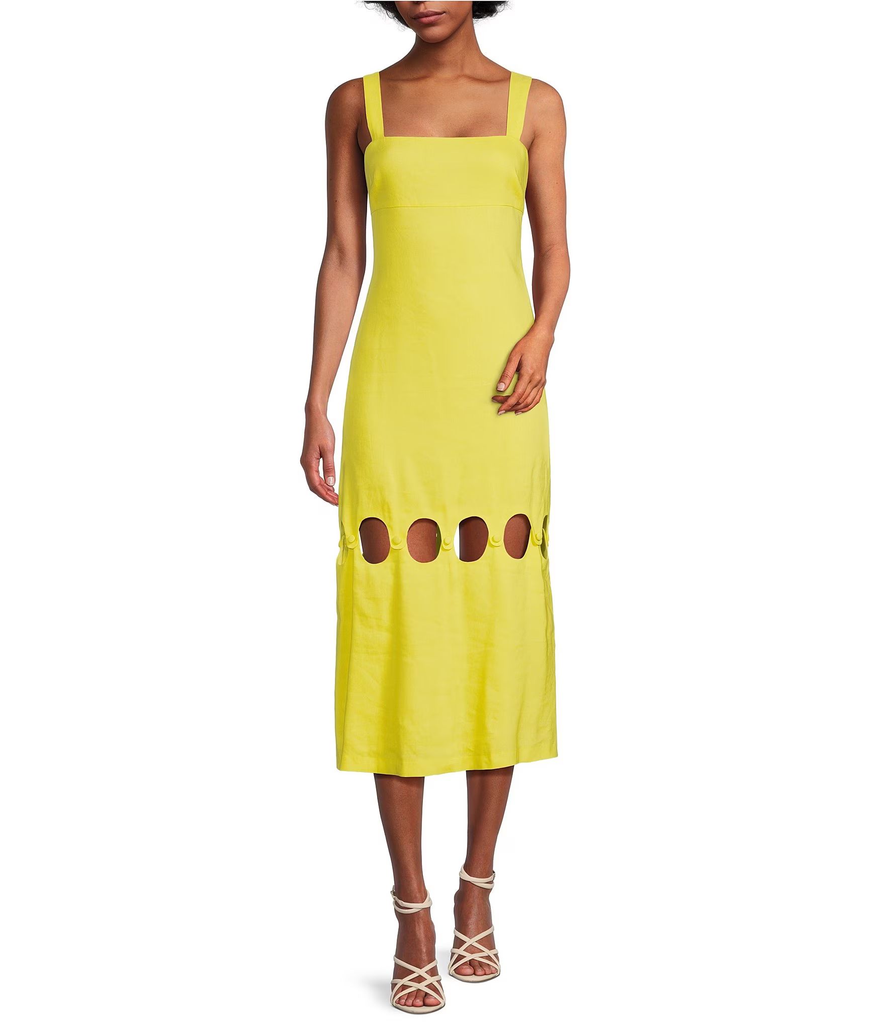 Amalia Linen Midi Dress | Dillard's