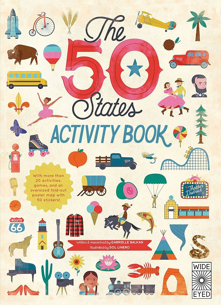 The 50 States: Activity Book: Maps of the 50 States of the USA (Volume 2) (Americana, 2) | Amazon (US)
