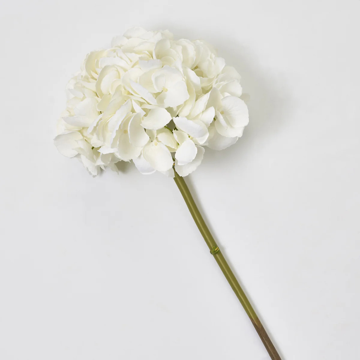 The Perfect Hydrangea White - Forever Flower Silk 19 Inch Stem | Darby Creek Trading