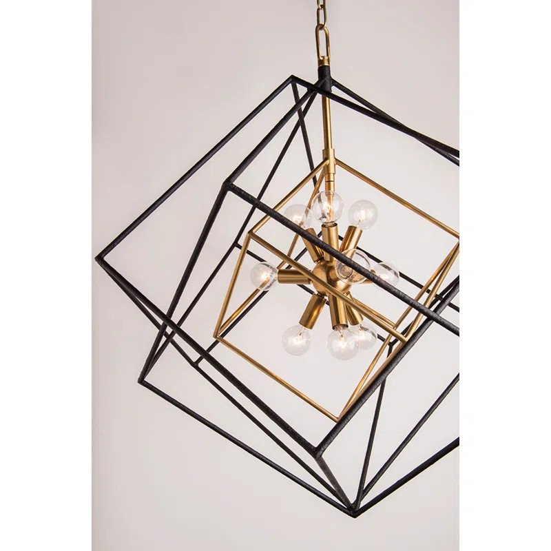 Roundout 9 - Light Aged Brass Single Pendant | Wayfair North America