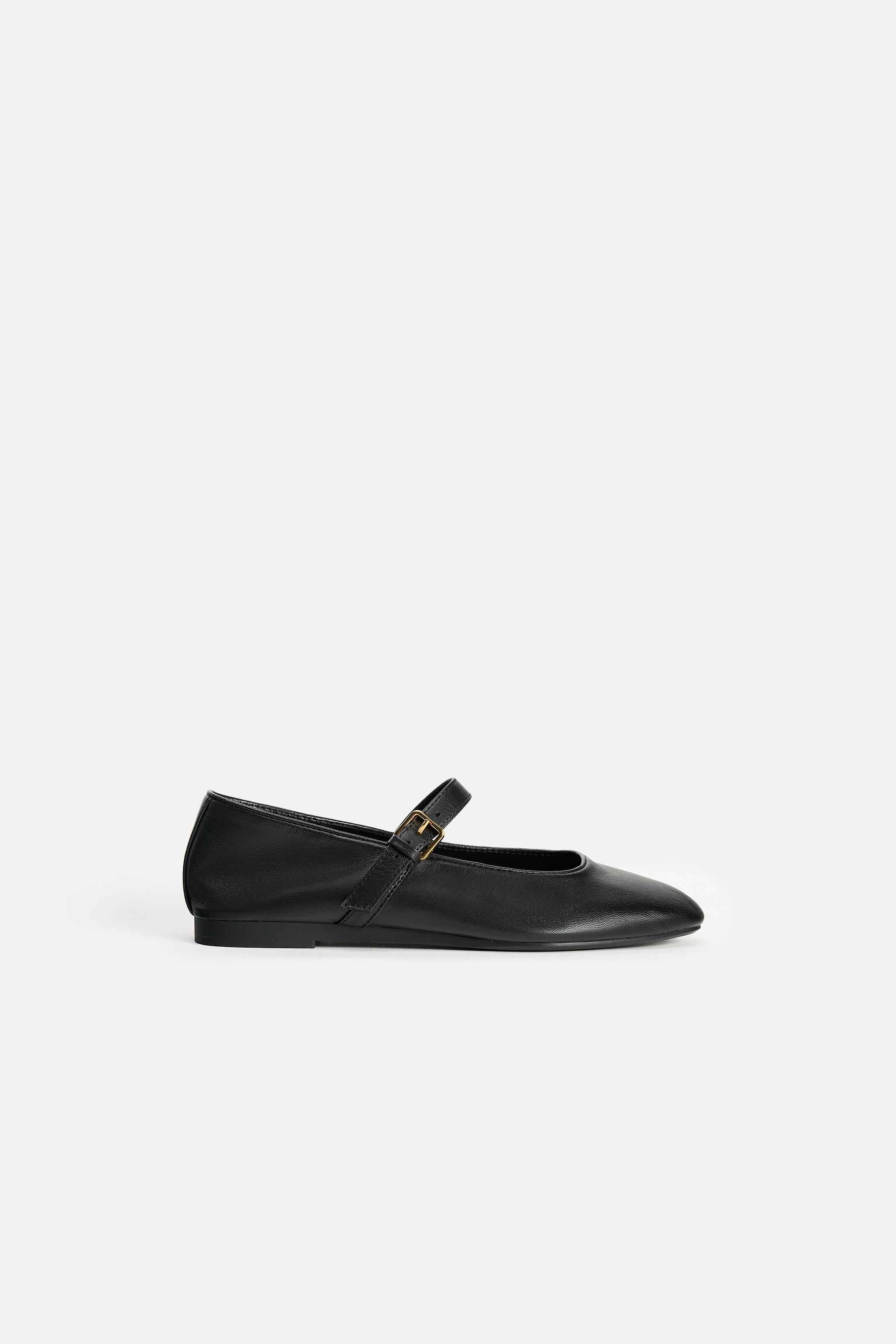 LEATHER BALLET FLATS 50TH ANNIVERSARY | Zara US
