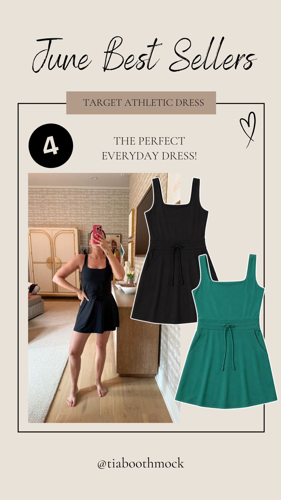 This Target athletic dress has become one of my everyday favorites! 🤍 It looks so cute on and comes at such a great price. 

 #LTKootd #LTKSeasonal