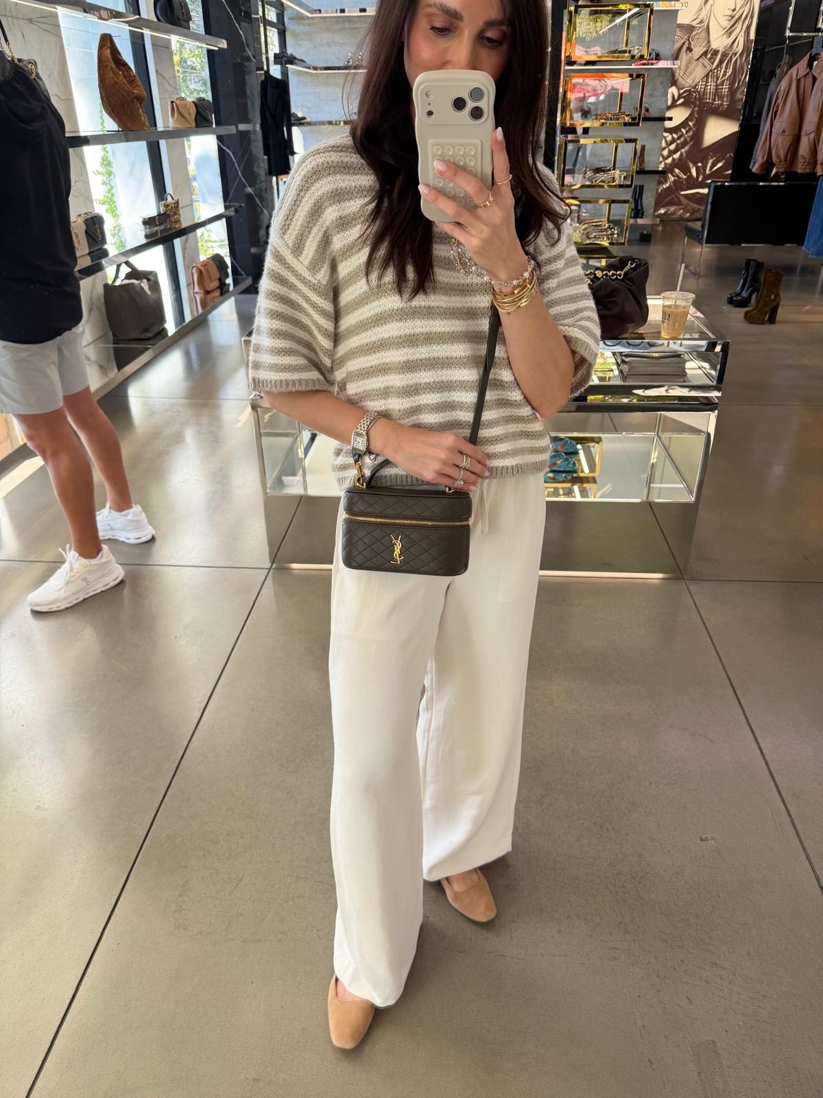 Saint Laurent bag, YSL bag, designer bags, spring outfit, annabrstyle.

#LTKOver40