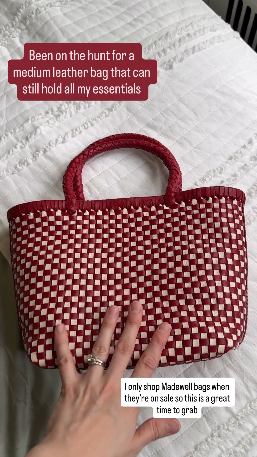 Madewell leather bag on sale. @Madewell

#LTKSaleAlert