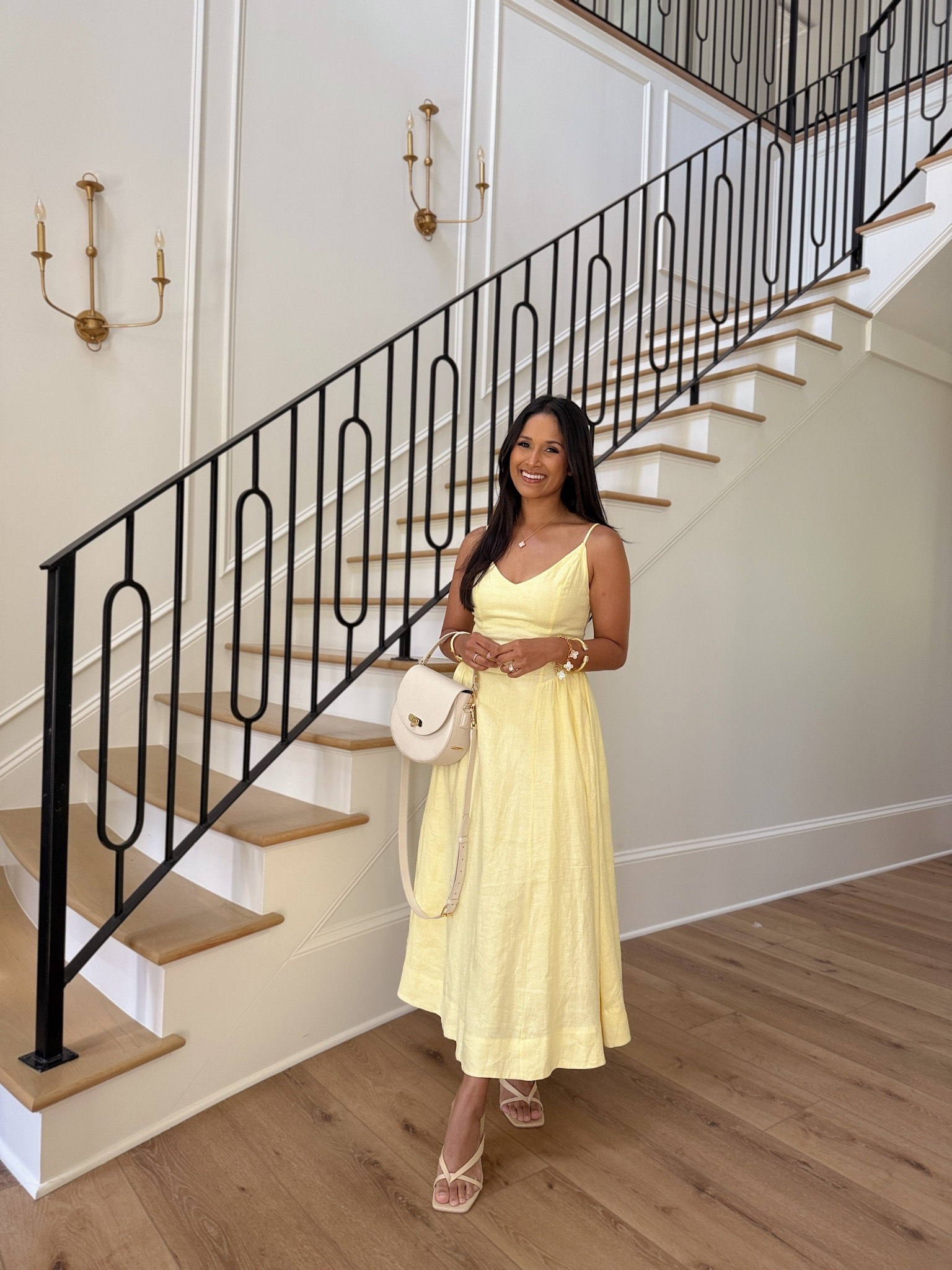 How cute is this linen midi dress from @Aritzia 
Wearing sz 4 here and comes in a ton of different colors. I’m wearing the linen in the yellow color here, but I also own the poplin fabric and the mini version.

#LTKPetite #LTKootd

#LTKPetite #LTKmomlife #LTKootd

#LTKootd