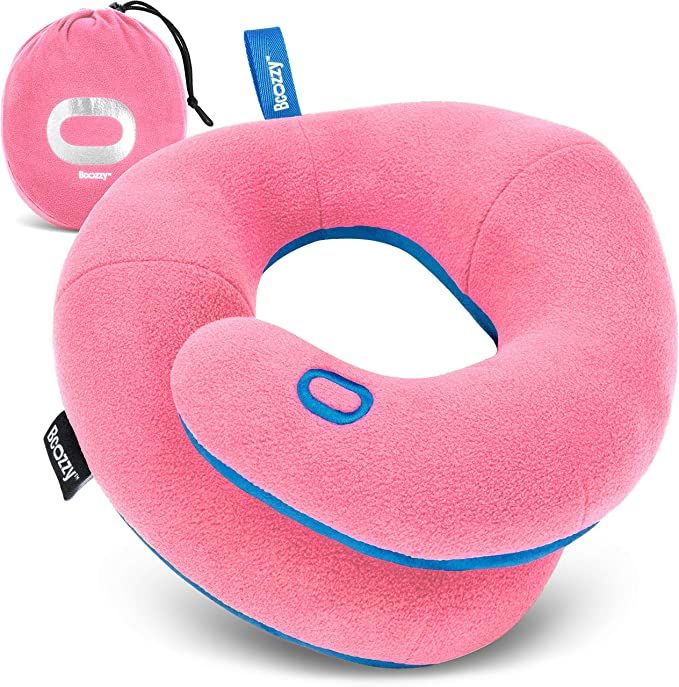 BCOZZY 3-7 Y/O Kids Travel Neck Pillow for Traveling in Car Seat & Airplane, Provides Double Supp... | Amazon (US)