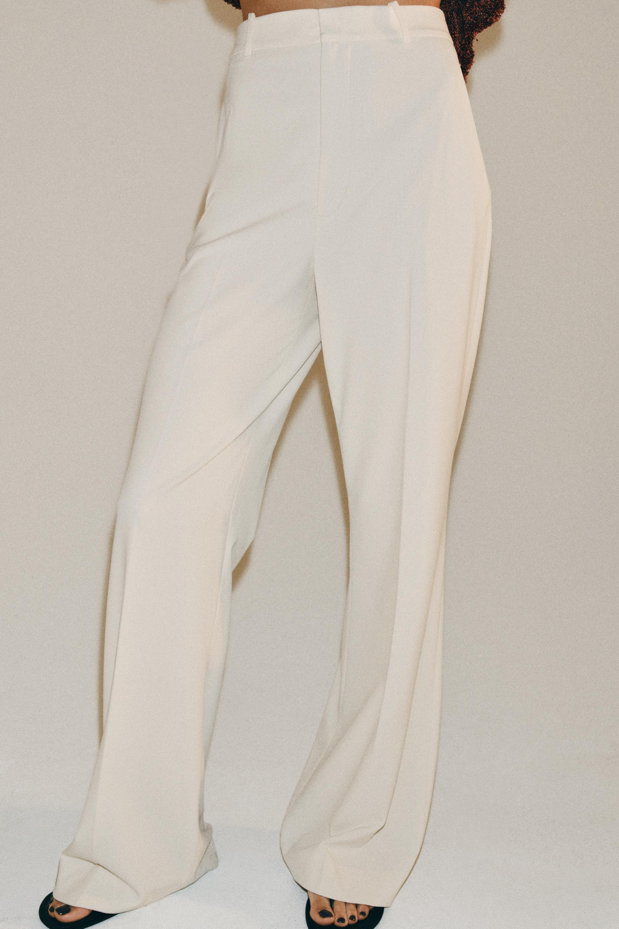 ZW COLLECTION HIGH-WAISTED PANTS | Zara US