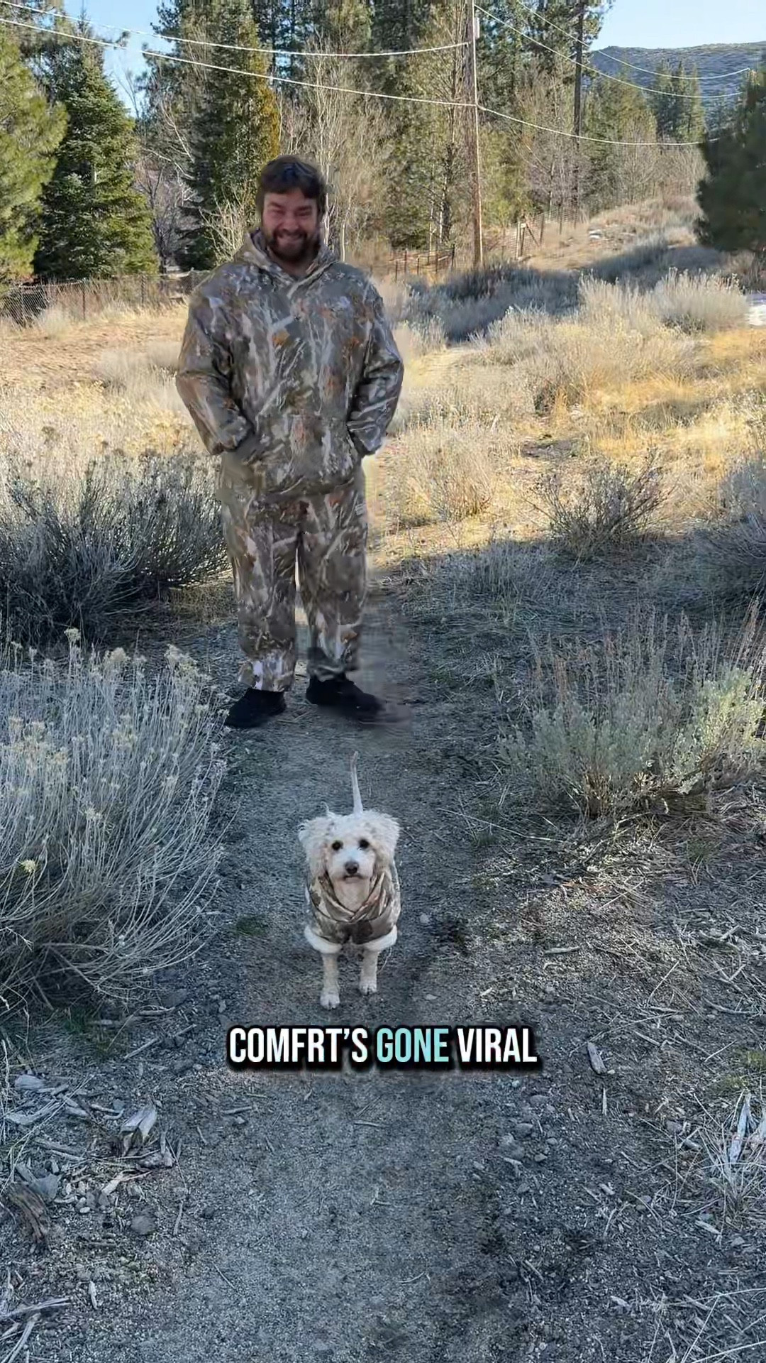 Comfrt paws camo collection: Adirondack 

Moosh: size small 
Jay: L top and xl bottoms 

#comfrt 
#comfrtpaws 


#LTKGiftGuide #LTKMens #LTKFindsUnder50