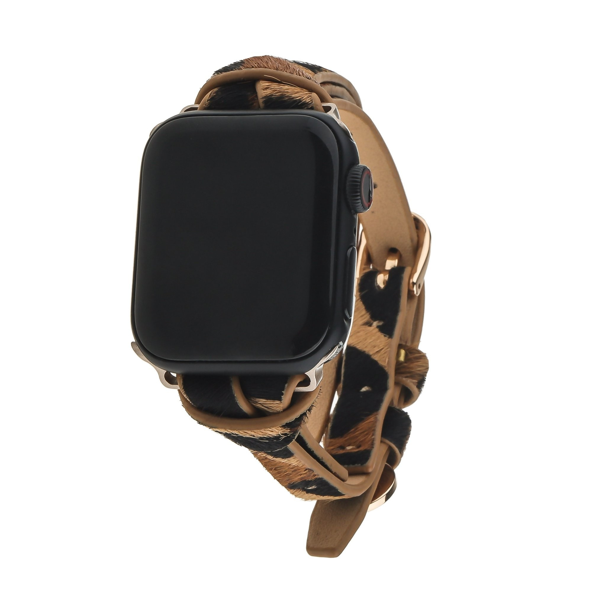Safari Apple Watch Strap on Gold | Victoria Emerson