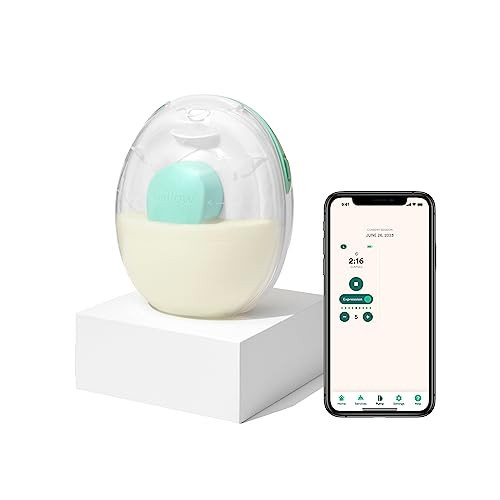 Willow Go - Hands Free Breast Pump - Wearable Breastfeeding Pump - Portable, Electric, Cordless, & 9 Levels of Hospital Grade Suction Strength - Postpartum Essentials - Single Breast Pump | Amazon (US)