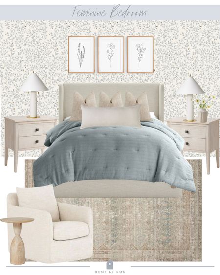 Soft, dainty, feminine bedroom design

#LTKhome