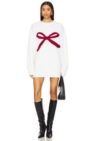 MAJORELLE Junia Sweater Dress in Ivory from Revolve.com | Revolve Clothing (Global)