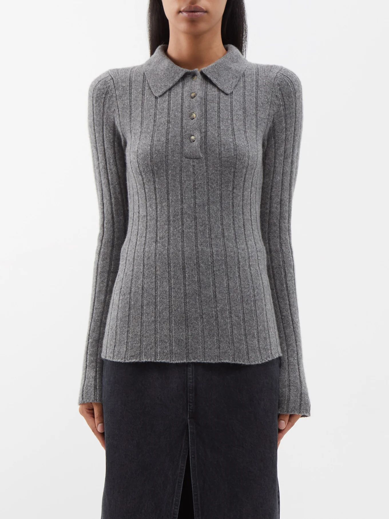 Hans ribbed cashmere sweater | Matches (US)