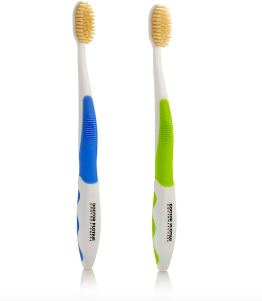 MOUTHWATCHERS Dr Plotkas Extra Soft Flossing Toothbrush Manual Soft Toothbrush for Adults, Ultra ... | Amazon (US)