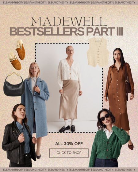 Bestsellers at Madewell Sale.

:

Satin dress, satin skirt, leather jacket, handbag, slipper, wool coat, teddy coat, vest

#LTKCyberWeek #LTKSeasonal #LTKsalealert
