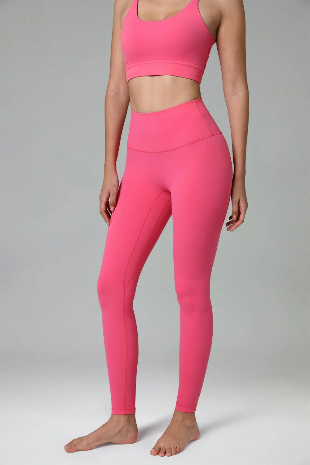 Dreamlux High Waisted No Front Seam 28" Full Length Workout Legging | Colorfulkoala