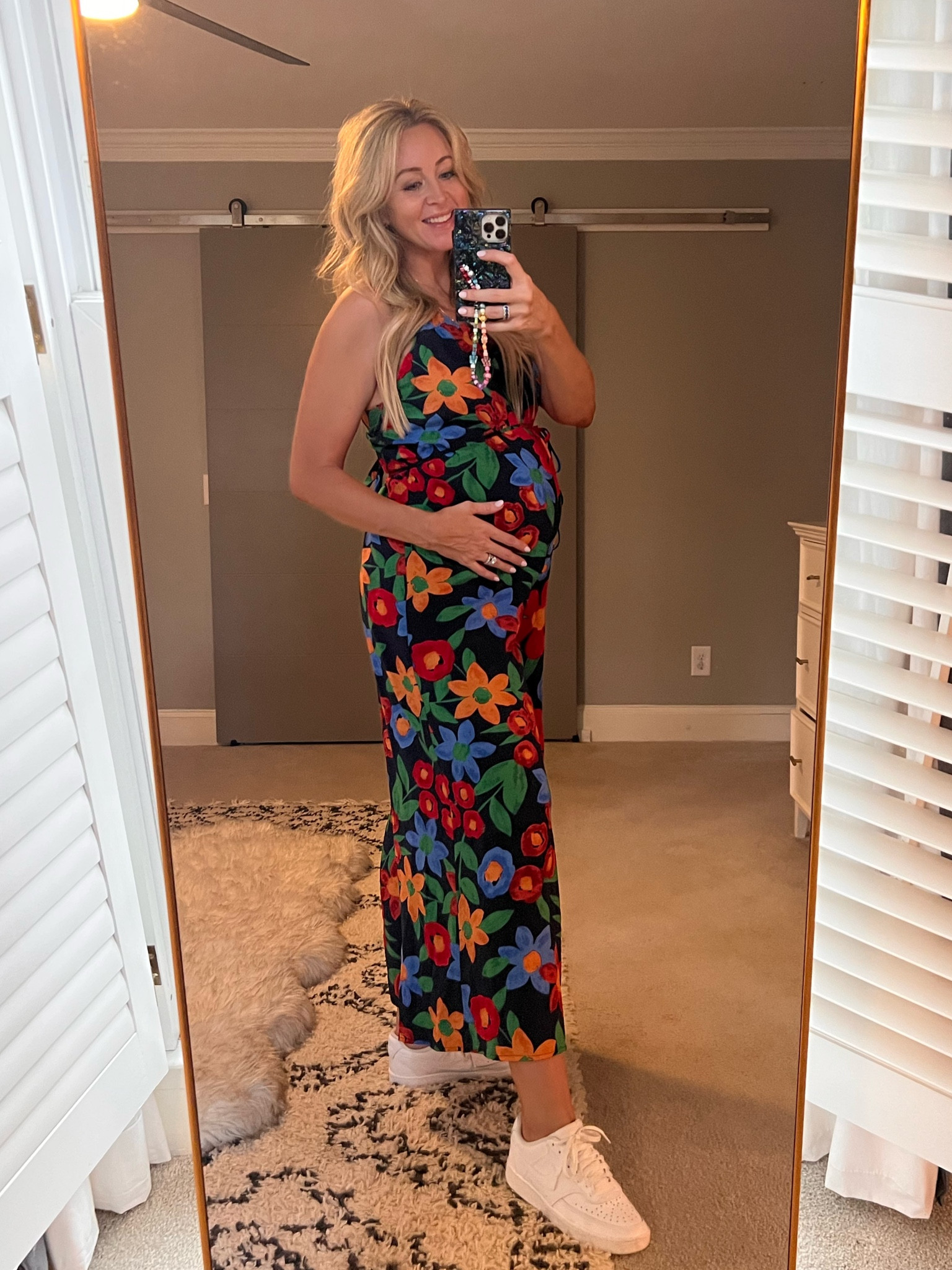 Jumpsuits are my love language 🤎🤎 #floral #jumpsuit #bumpfriendly #bumpstyle #vestique 

#LTKunder100 #LTKbump #LTKSeasonal
