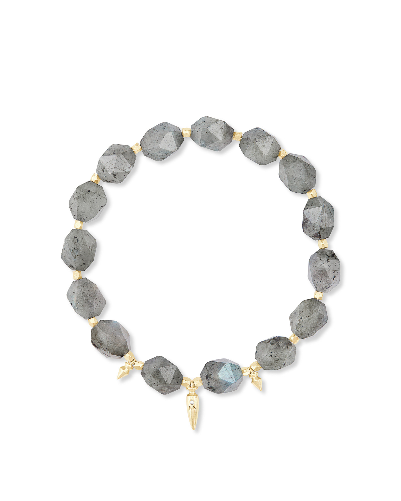 Sadie Gold Stretch Bracelet in Labradorite | Kendra Scott