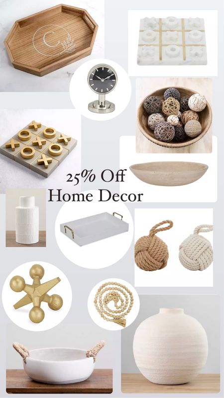 25% off home decor 

#LTKhome #LTKsalealert #LTKstyletip