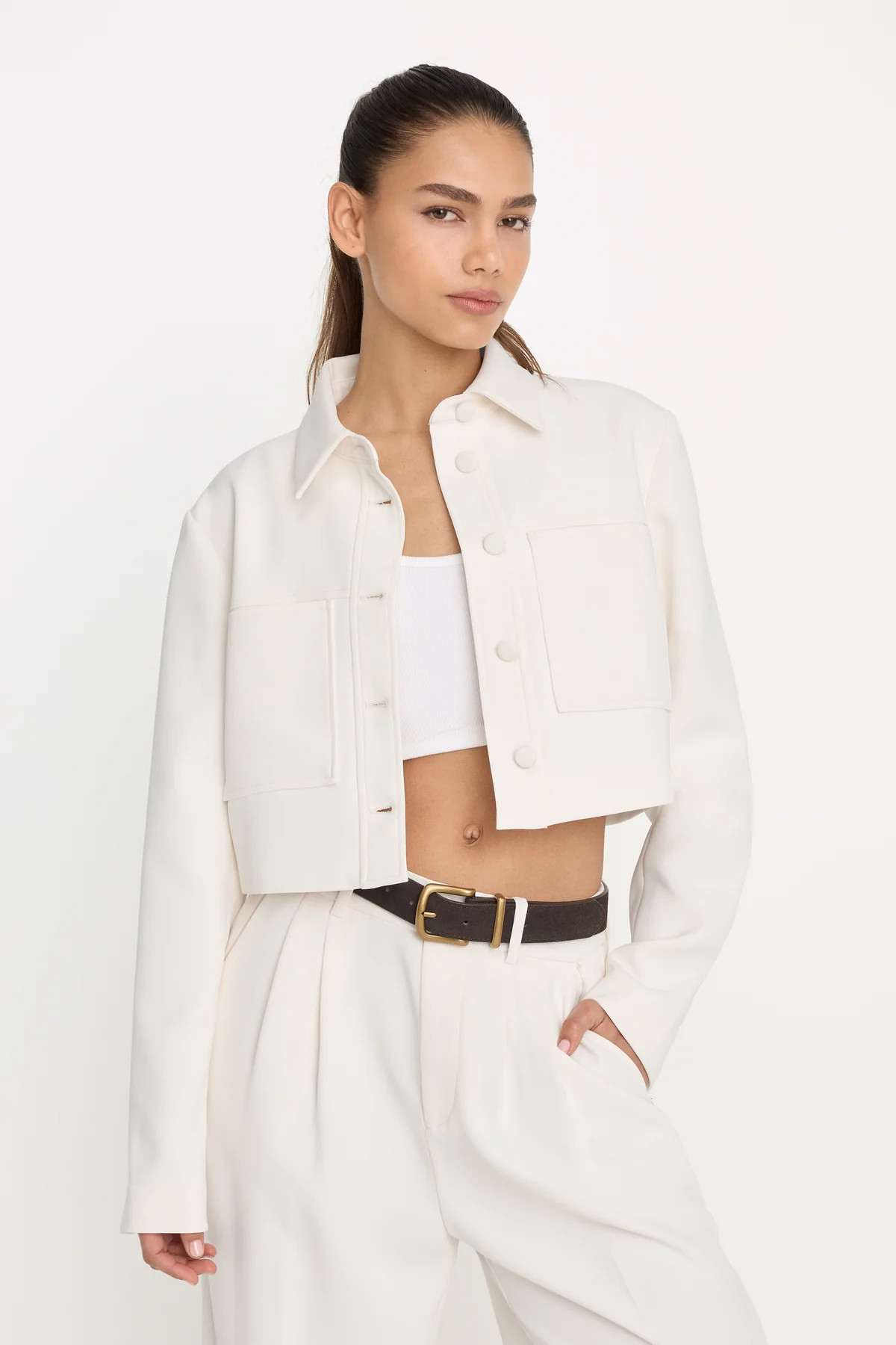 CROPPED JACKET | SOFT SHELL - GOOD AMERICAN | Good American