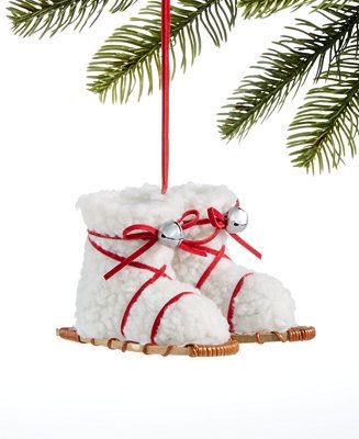 Holiday Boots Snowshoe Ornament, Created for Macy's | Macys (US)