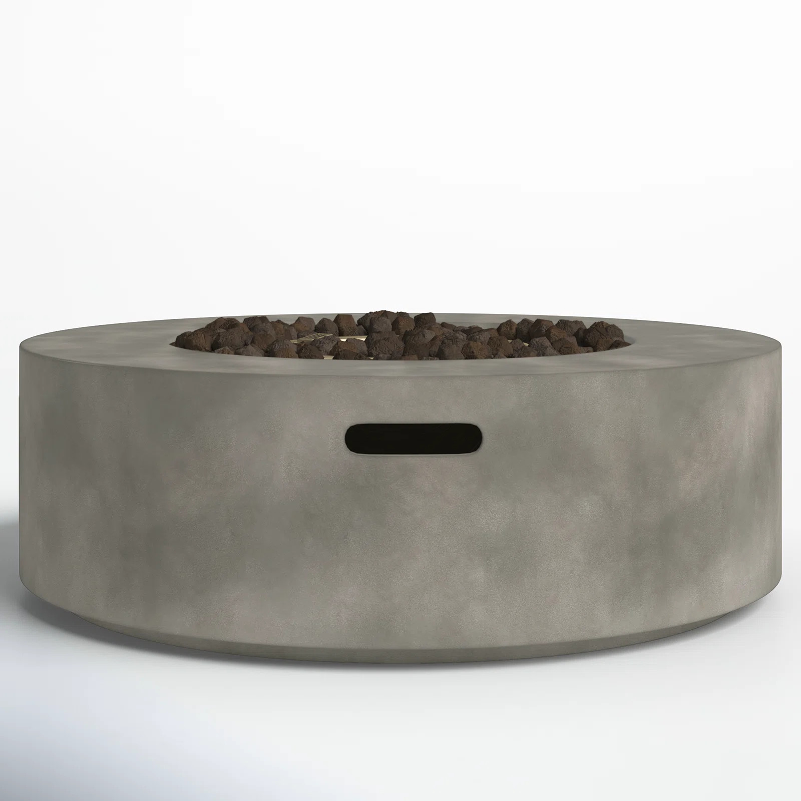 Rashid 12" H Fiber Reinforced Concrete Outdoor Fire Pit Table | Wayfair North America