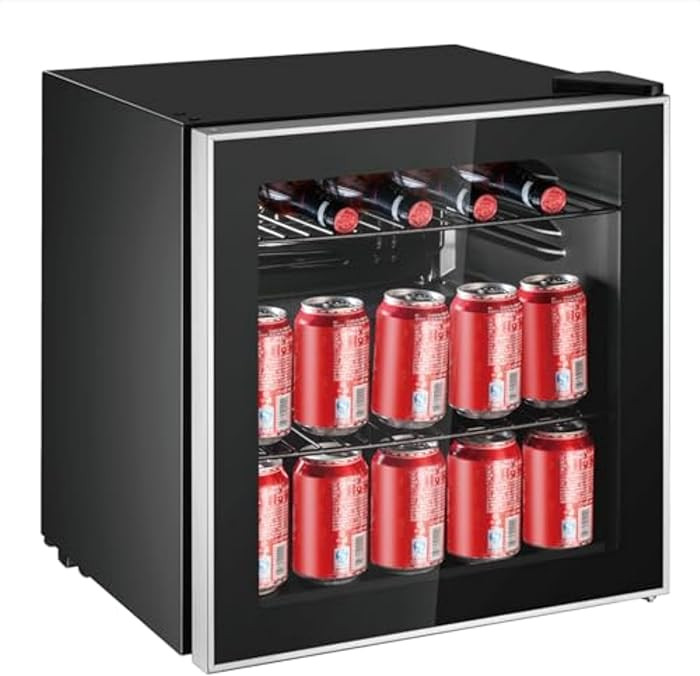 Frigidaire EFMIS164 60 Can, Glass Door Beverage Center Refrigerator | Amazon (US)