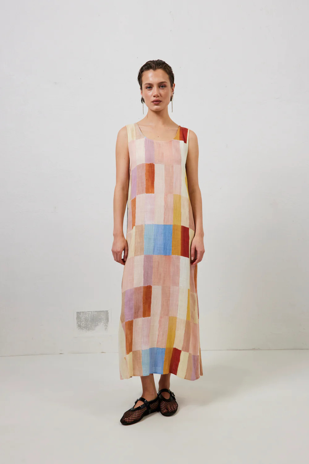 Cate Smock Maxi Dress Patchwork | VRG Grl