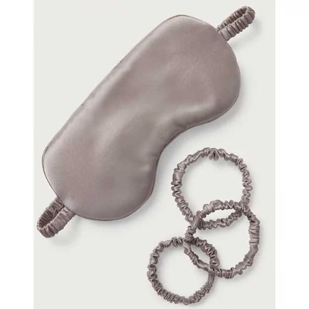 Silk Luxury Eye Mask & Skinny Scrunchie Gift Box | The White Company (UK)