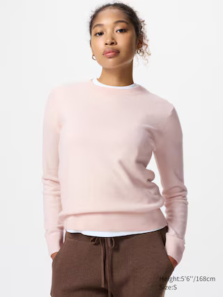 WOMEN'S 100% CASHMERE CREW NECK SWEATER | UNIQLO AU | Uniqlo Australia