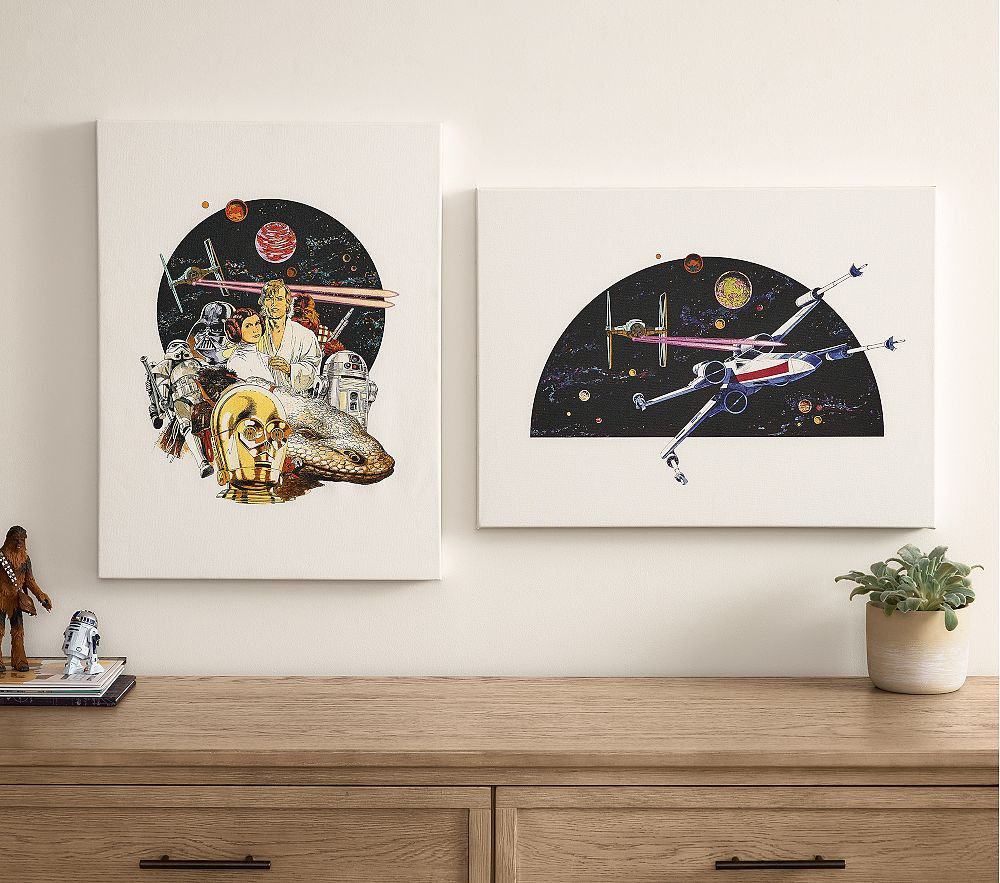 <i>Star Wars</i>&trade; Vintage Glow-in-the-Dark Poster Art Collection (18"-24") | Pottery Barn Kids