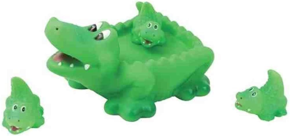 Playmaker Toys Rubber Alligator Crocodile Family ? Bathtub Toy Pals Also A Great Pet ? Dog ... | Amazon (US)