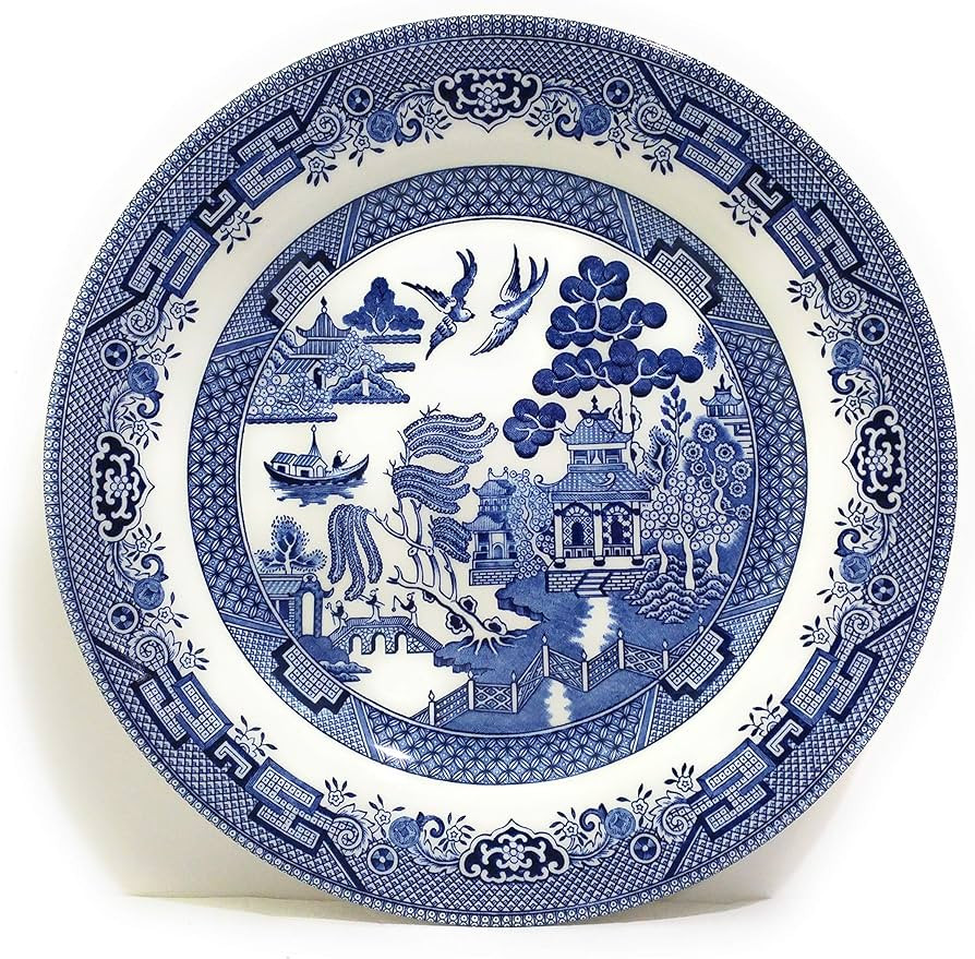 Churchill Blue Willow Dinner Plate | Amazon (US)